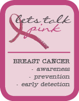 Lets Talk Pink pink ribbon logo